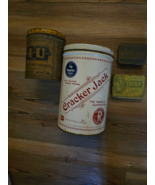 Collectible 4 Tins - Antique containers Cracker Jack, 4-U ... - €65,14 EUR