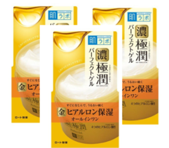 Rohto Hadalabo Gokujyun Hyaluronin Todo en Uno Rico Perfecto Gel 100g 3Pack Set - £37.74 GBP