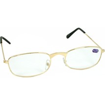 1.50X Gold Colored Half Frame Reading Glasses  - £7.23 GBP