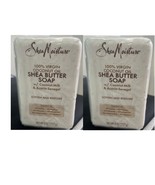 2x Shea Moisture 100% Virgin Coconut Oil W/ Coconut Milk &amp; Acacia Bar So... - $23.00 CAD