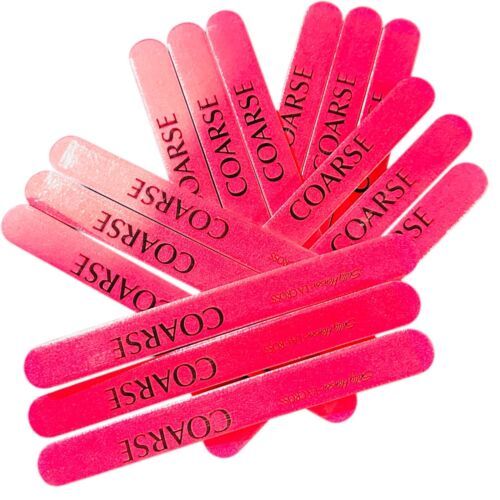 Sally Hansen LA CROSS COARSE Nail Board HOT PINK 7&quot; Long PICK YOUR LOT - $19.20