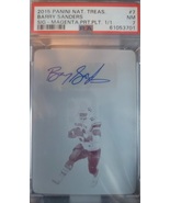 Pistol Pete Oklahoma State University Barry Sanders signature 1/1 - $189,284.90 MXN