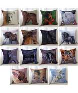 Cushion Covers 18x18&quot; Lion Eagle Horse Horses Unicorn Art Beautiful Pain... - $295.74 MXN