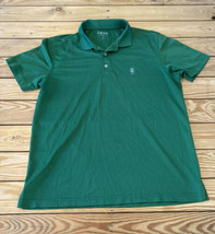 Izod Golf Men’s Short Sleeve Polo Shirt Size M Green R10 - £7.87 GBP