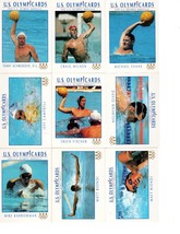 1992 US U.S. Olympicards Trading Cards Men&#39;s Swimming Water Polo Sports Lot 12 - £7.55 GBP