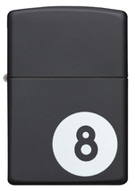 Zippo Lighter - 8 Ball Black Matte - 28432 - $25.48