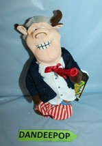 Infamous Meanies Bull Clinton Stuffed Animal Plush 1998 Topkat With Tags - £9.65 GBP