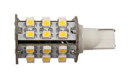 1x T10 Wedge Base LED Bulb 30 SMD3528 Cool White for Malibu Landscape light - £19.57 GBP