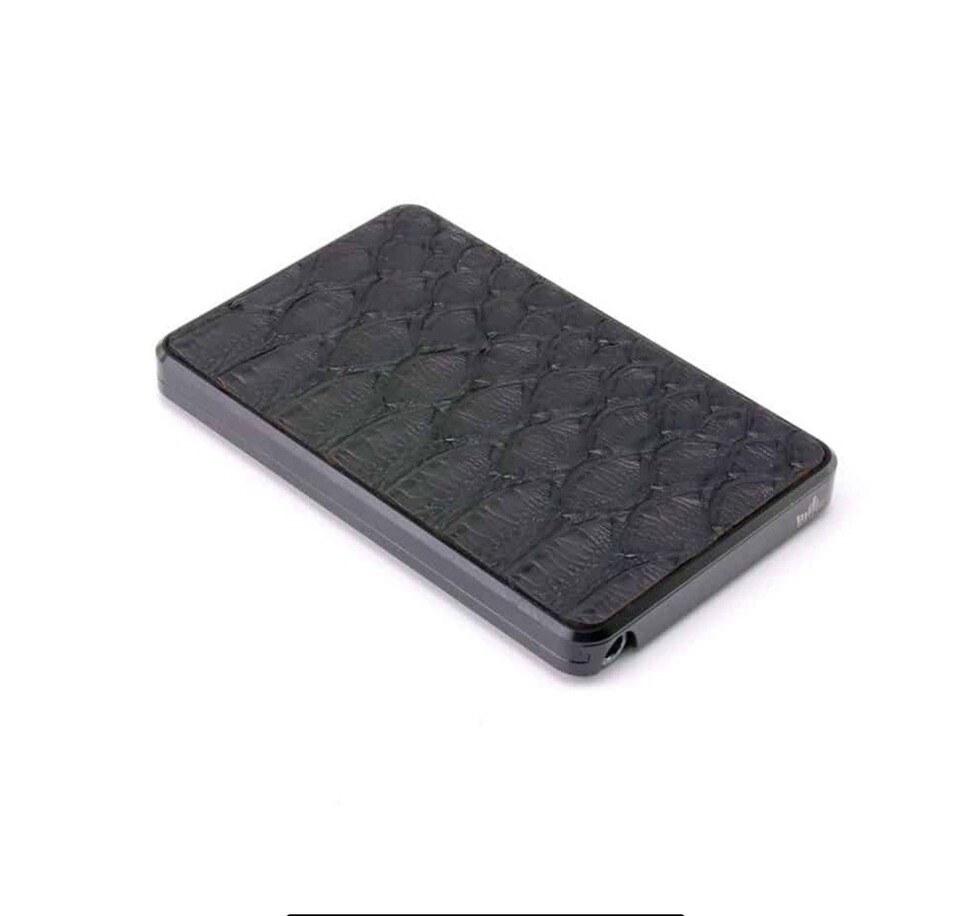 Royal Box Black Python Edition 8 Slot Snuff Box w/ Built In 3” Metal Straw NEW Item image 4