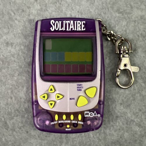 MGA Entertainment Keychain Classics Solitaire Video Game Tested/Works - $18.70