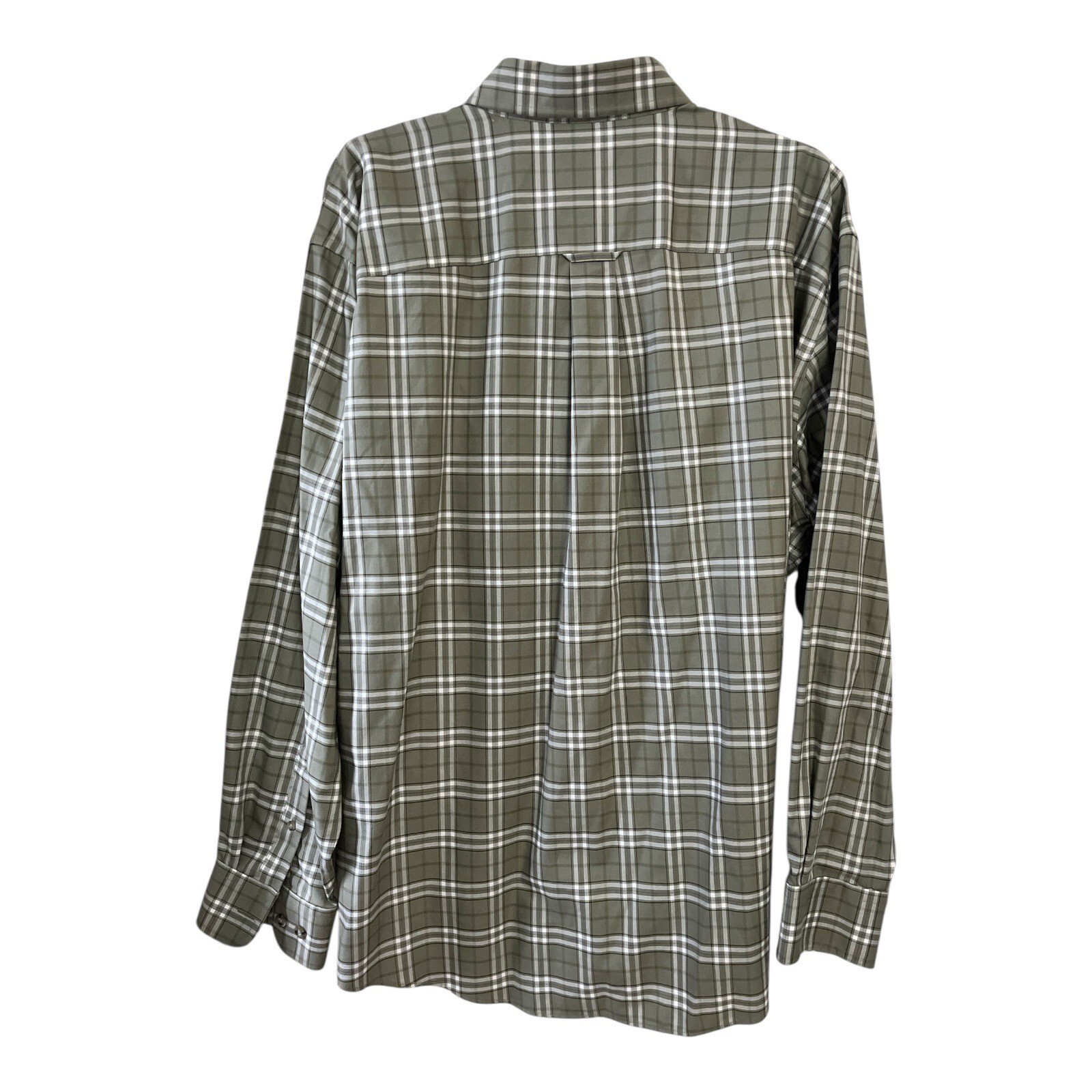 Cabela’s Men’s XL Wrinkle-Free Plaid Button-Down Shirt – Long Sleeve 100% Cotton Item image 5