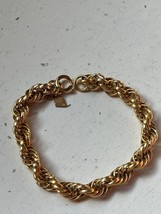 Vintage Sarah Coventry Marked Thick Multiple Open Oval Goldtone Chain Bracelet – - £9.00 GBP