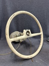 RARE ELGIN 1950’s? 15&quot; Vintage Double Spoke Boat Steering Wheel And Box Assembly - £112.89 GBP