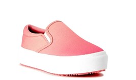 Sneakers big girls 4 tennis shoes twin gore platform slip on memory foam... - £6.23 GBP