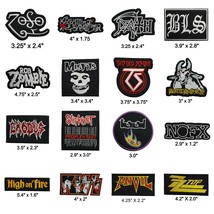 ZZ Top Zoso Twisted Sister Kiss Exodus Bethory Tool NOFX Slipknot Iron On Patch - £4.38 GBP