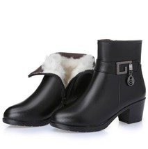 ankle boots lining italian women&#39;s boots genuine leather boots women ladies boot - £61.68 GBP