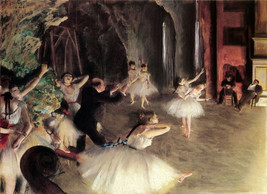 16x20&quot;Poster on CANVAS.Interior room design art.Degas ballerina.Ballet.6385 - £35.01 GBP