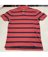 J Crew Polo Rugby Shirt Mens S Red Blue Striped Short Sleeve Y2K Skater ... - $357.88 MXN