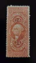 1862-71 25c U.S. Internal Revenue 1st Issue, Washington, R48c, Power of ... - $1.98