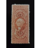 1862-71 25c U.S. Internal Revenue 1st Issue, Washington, R48c, Power of ... - $1.98
