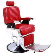 Heavy Duty All Purpose Hydraulic Barber Chair Vintage Recline Beauty Styling - £516.37 GBP