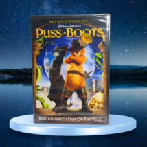 Puss In Boots Dvd Antonio Banderas 2012 Brand New Sealed Dream Works Region 1 - £3.34 GBP
