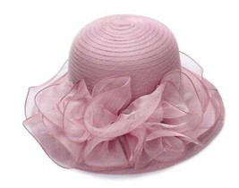 Bowknot-Organza Kentucky-Derby Sun-Hat for Women Bowler Church Straw-Fascinators - $29.68