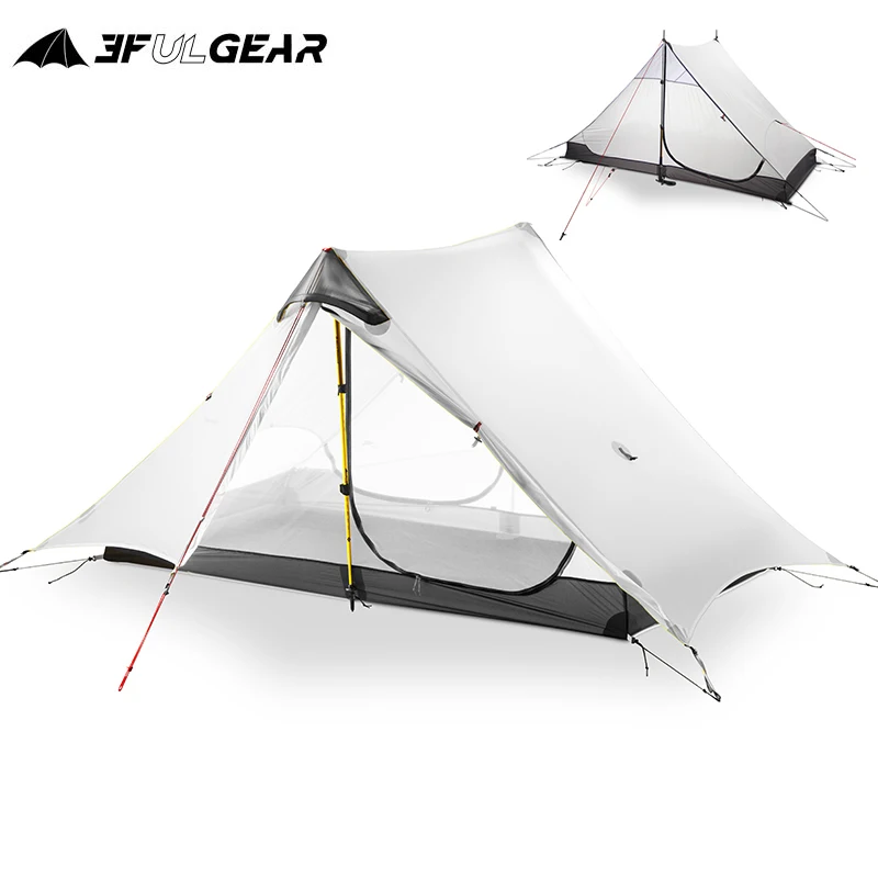 3F UL GEAR LanShan2 2 Person Outdoor Ultralight Camping Tent 3 Season 4 Season - £214.48 GBP+