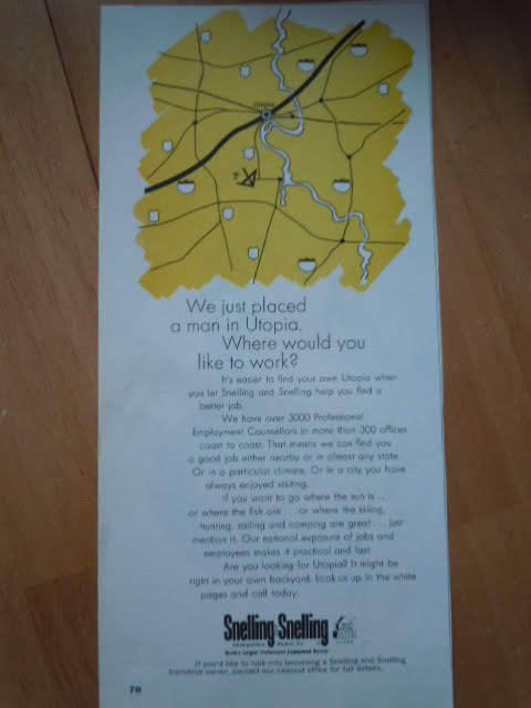 Snelling &amp; Snelling Print Magazine Advertisement 1967 - $3.99