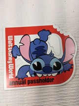 Walt Disney World Annual Passholder Stitch Magnet Official 2024 AP red b... - £23.63 GBP