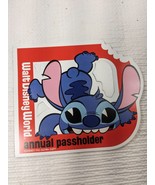 Walt Disney World Annual Passholder Stitch Magnet Official 2024 AP red b... - £23.51 GBP