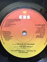 Jeff Wayne - The Eve Of The War (Uk 1978 7&quot; Vinyl Single) - £4.35 GBP
