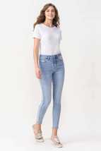 Lovervet Light Blue High Rise Crop Skinny Jeans - £39.16 GBP