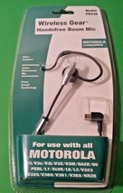 Wireless Gear Model PR238 Handsfree Boom Mic Motorola Compatible - NEW - £8.22 GBP