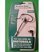 Wireless Gear Model PR238 Handsfree Boom Mic Motorola Compatible - NEW