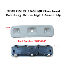 22880945 OEM Genuine 2015-2020 GM Cargo Center Courtesy Lamp Assembly *B... - $32.66