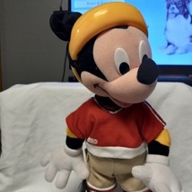 Disney Talk’n Skate Mickey Mouse Plush Yellow Helmet 2000 Fisher Price no remote - $15.84