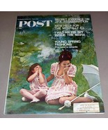 Saturday Evening Post April 6, 1968 Italian Western Movies, JFK Secret E... - $12.75
