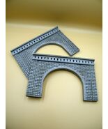 OO(HO) 2x Scale Cut Stone style Tunnel Portals entrance #2 - painted - $436.24 MXN