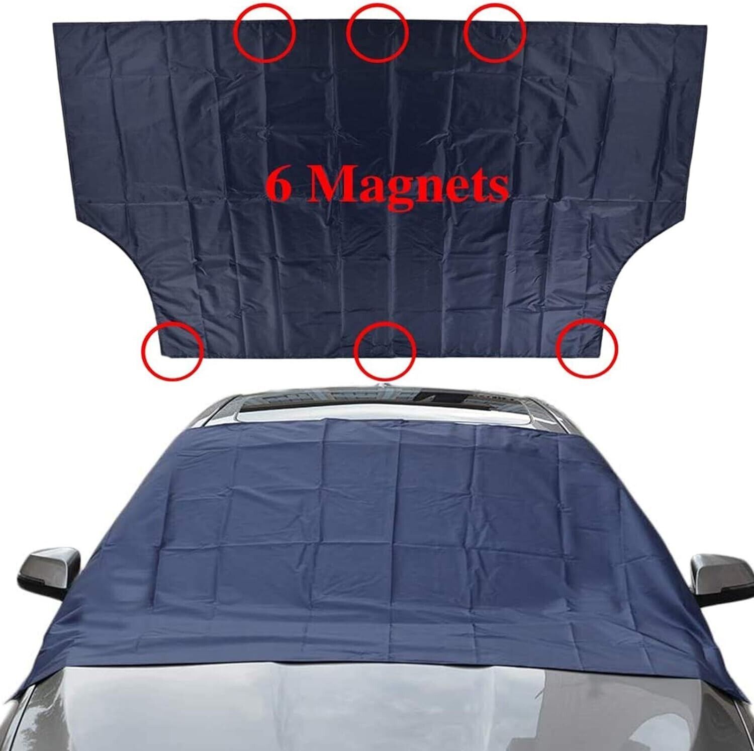 Magnetic Edges Windshield Snow Cover Fits Most Car, SUV, Truck, Van - 70... - $14.84