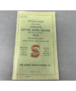 OEM Singer 15-91 Console Desk Sewing Machine Owner&#39;s Manual Instruction ... - $28.49