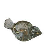 Vintage Clear Indiana Glass Cottagecore Whimsical Bird Votive Candle Holder - €10,12 EUR