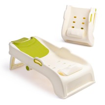 Foldable Toddler Shampoo Chair Adjustable Kids Hair Washing Chair Portable - £46.54 GBP