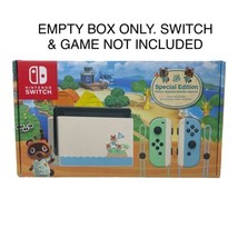 Nintendo Switch Animal Crossing New Horizon System Console Empty Retail Box Only - $33.66