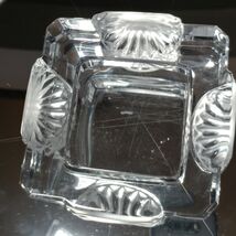 Lalique Ashtray Candy Dish Art Deco Corfou Pattern Crystal Vintage Rene Lalique image 2