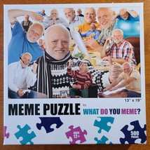 NEW Hide The Pain Harold Puzzle 500 Pieces 13x19 What Do you Meme?  - $13.95