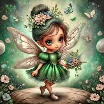 Whimsical Valentines Fairies 100 JPG Clip-art Digital Download Bundle VOL 2 - $2.99