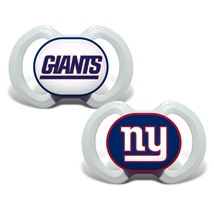 * Sale * New York Giants Orthodontic Baby Pacifiers 2-PACK Bpa Free! - £7.67 GBP