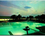 Night View Grand Bahama Hotel Grand Bahama Island UNP Chrome Postcard I14 - $6.88