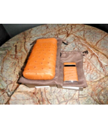 Brizard The &quot;Show Band&quot; 3 Cigar Case Gordo &amp; Pocket Lighter Geniune Ostr... - $625.00